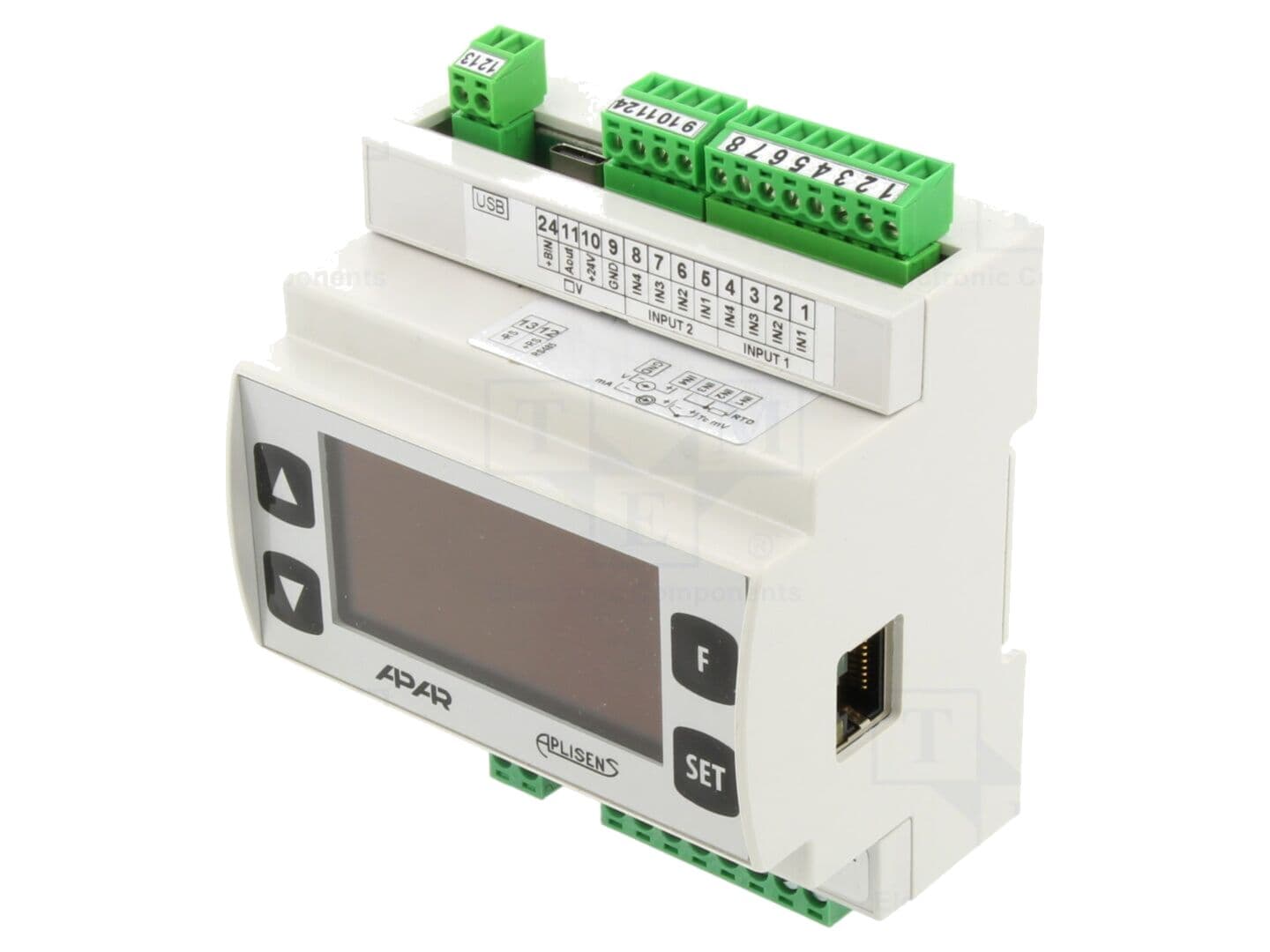 Înregistrator pentru şină DIN IP40