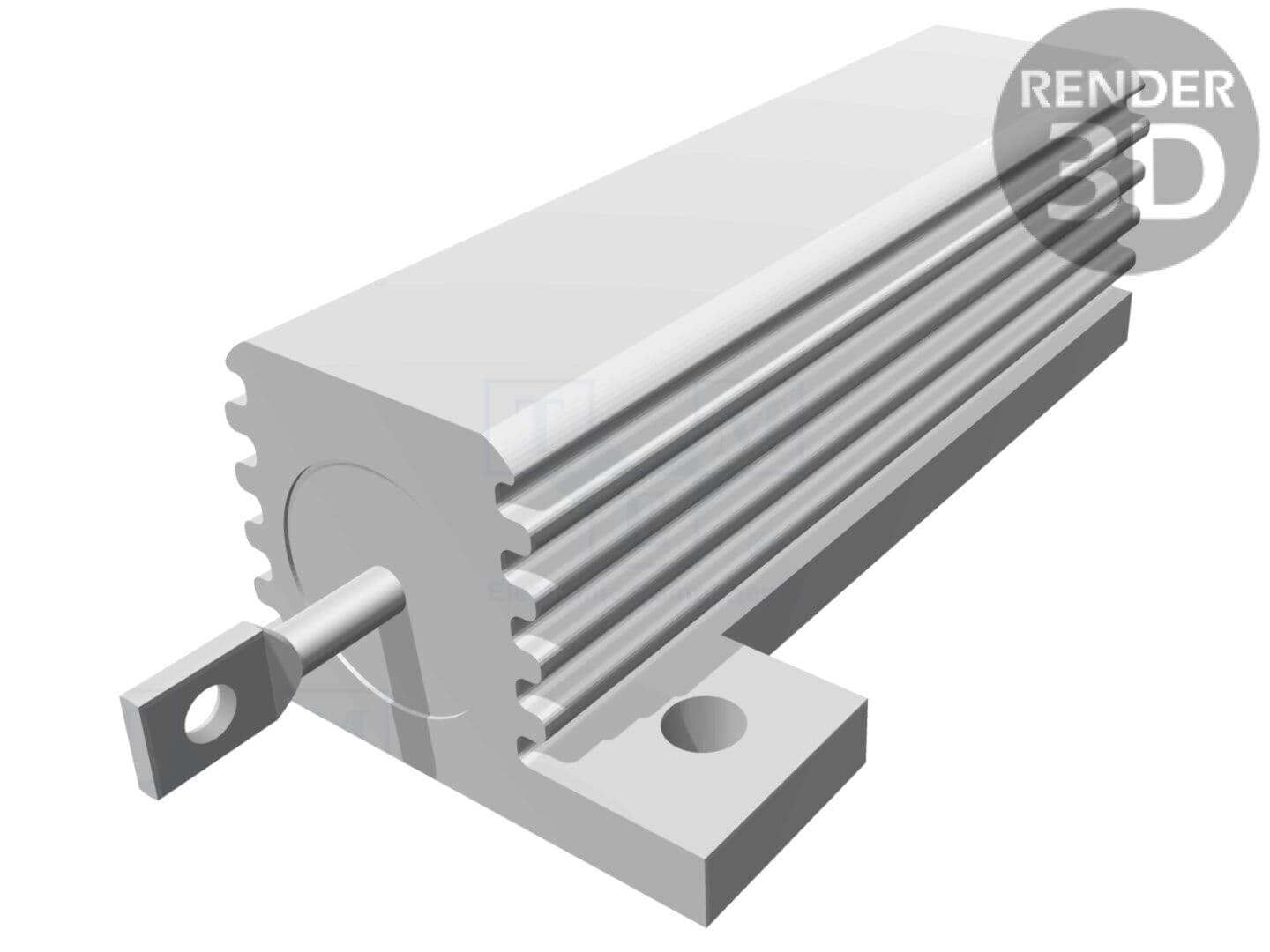 Rezistor bobinat 22kΩ cu radiator