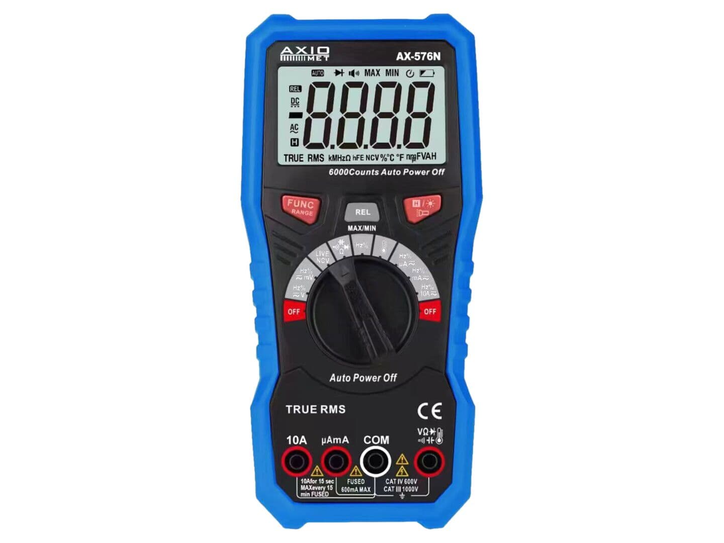 Multimetru digital AXIOMET - măsurări precise până la 1kV, LCD