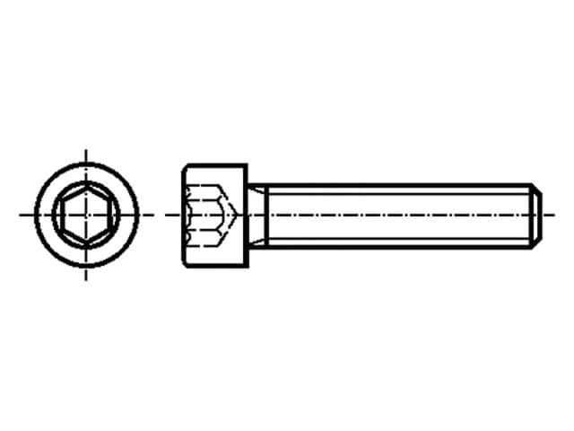 Șurub M10x30 cu cap rotund imbus HEX 8mm - BOSSARD