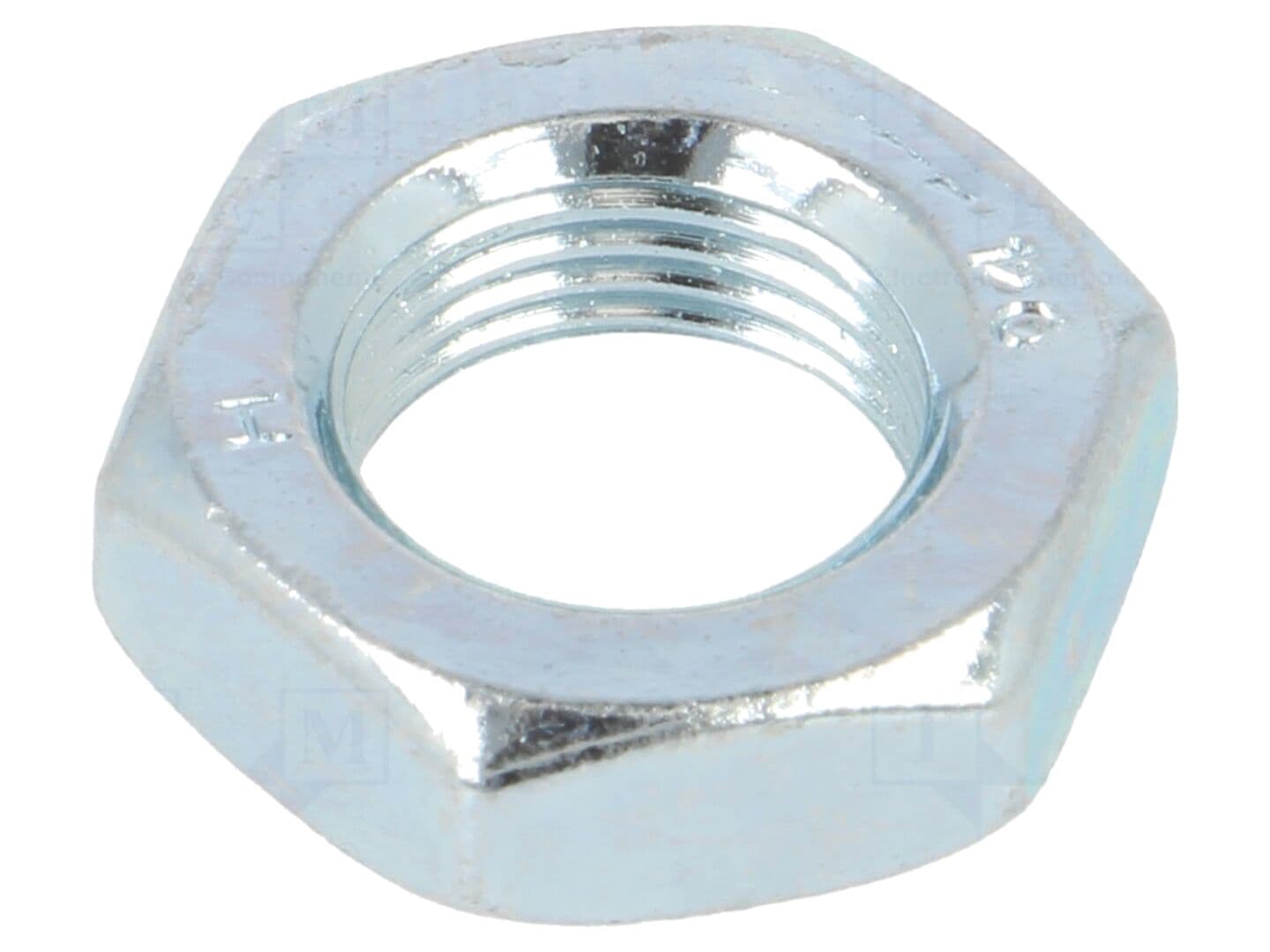 Piuliţă hexagonală M12 din oţel, filet subţire, 19mm