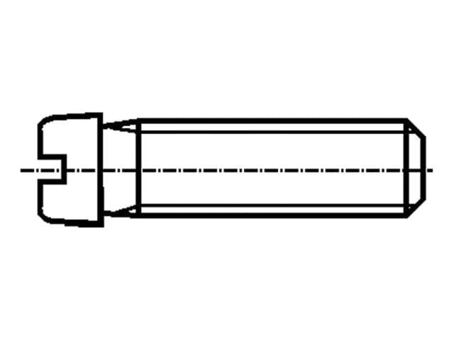 Şurub M4x8 cu cap rotund, oţel zincat, 0,7mm pas, BOSSARD