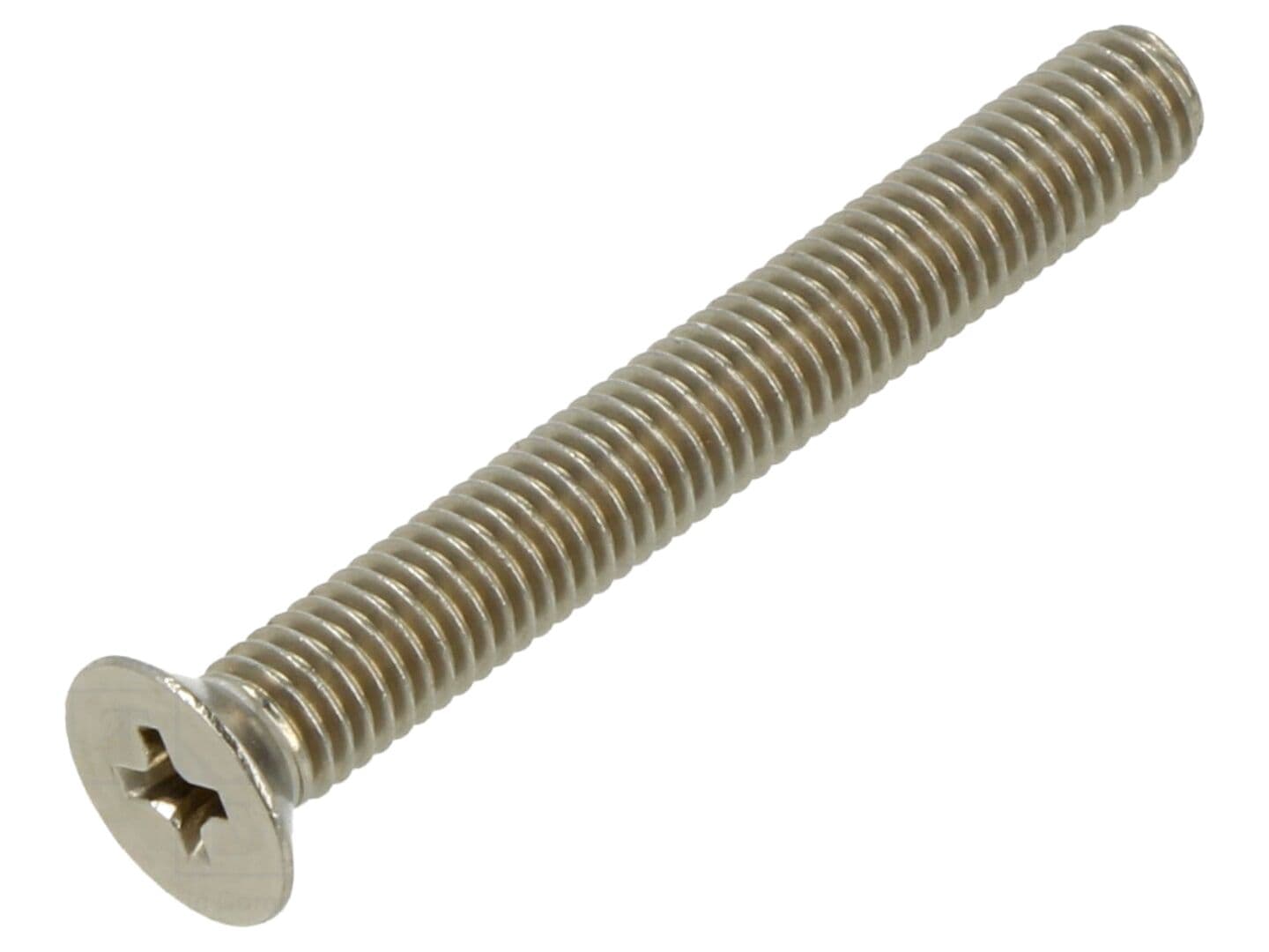 Șurub M5x40 cu cap îngropat Phillips PH2 din oțel inoxidabil A2