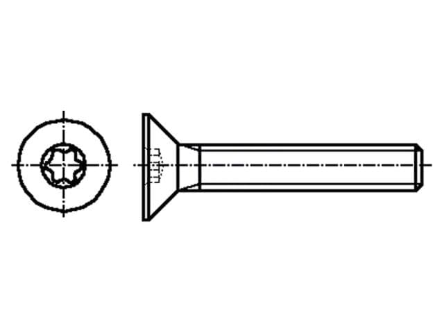 Şurub M8x25 Torx® TX45 din oțel inoxidabil A2 - BOSSARD