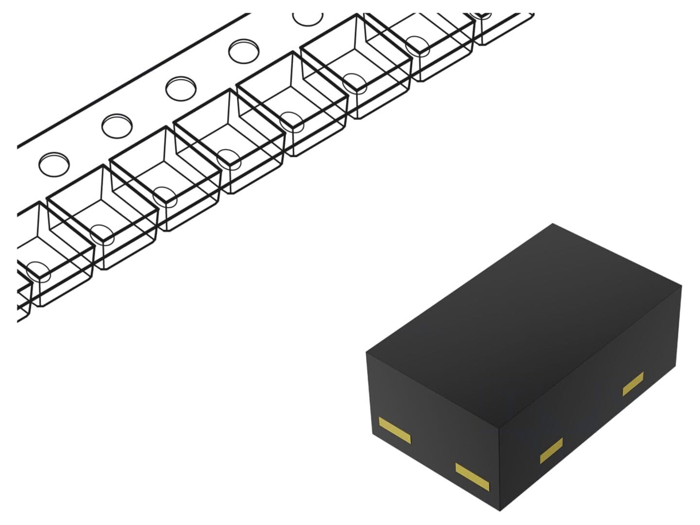 Diodă Schottky SMD DFN1006-2, 70V, 70mA, 5ns - MICRO COMMERCIAL COMPONENTS