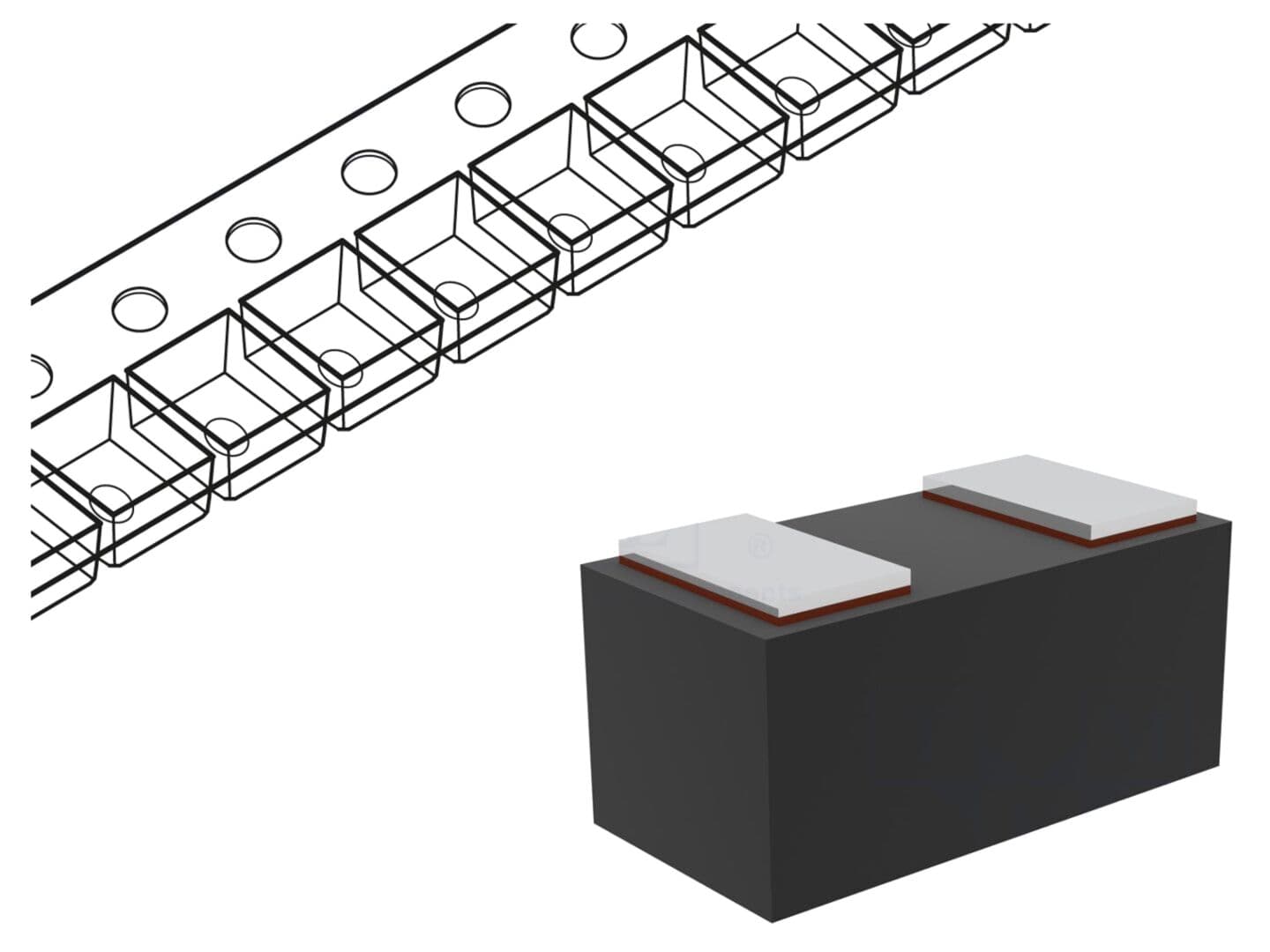 Diodă Schottky SMD 30V, 0,3A - STMicroelectronics BAT30F4