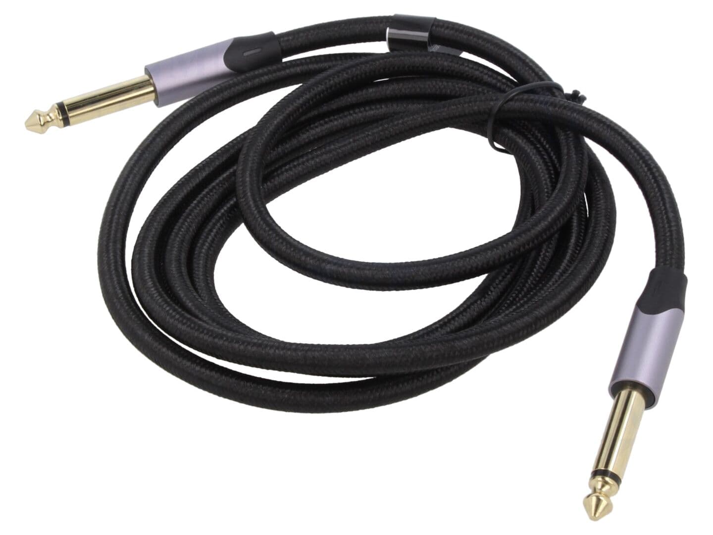 Cablu audio Jack 3,5mm și 6,3mm, 1,5m, negru, VENTION