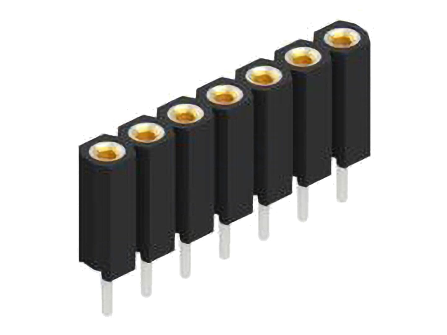 Conector soclu mamă 7 pini THT