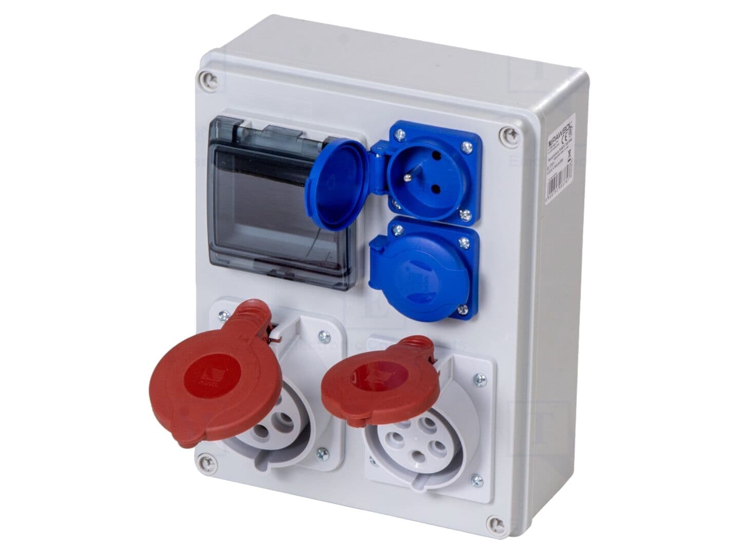 Tablou electric IP44 pentru perete, material carcasa: ABS, filet: PG16