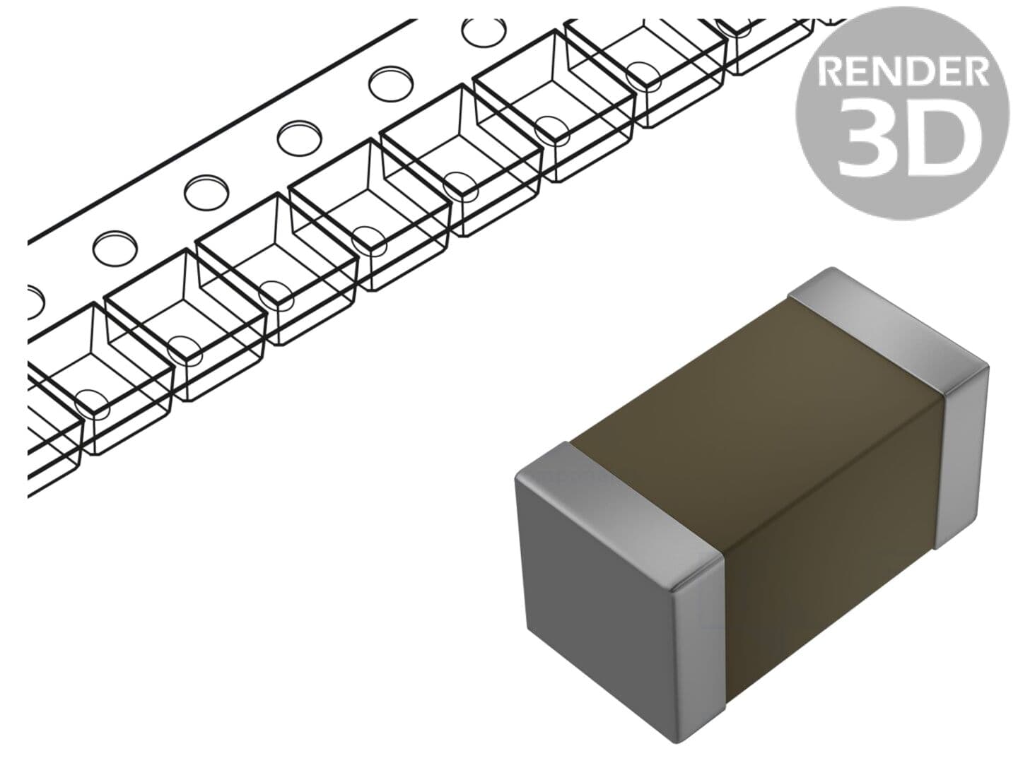 Condensator ceramic MLCC 4,7uF 50V SMD KEMET - Toleranță ±10%