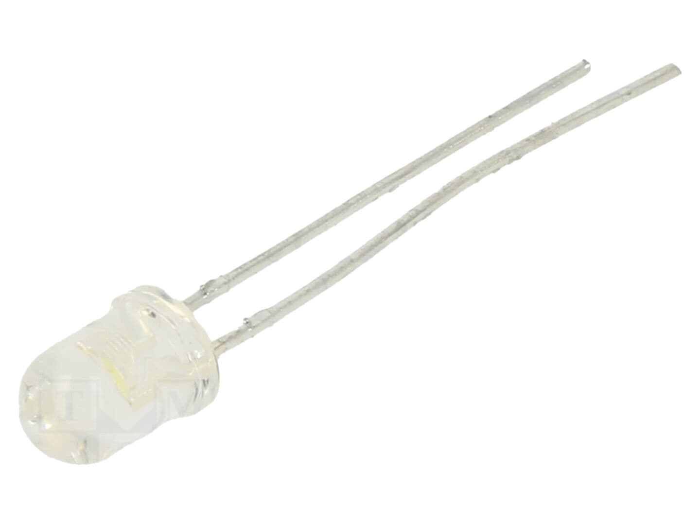 LED alb rece 5mm cu lentilă convexă - 3000÷12000mcd