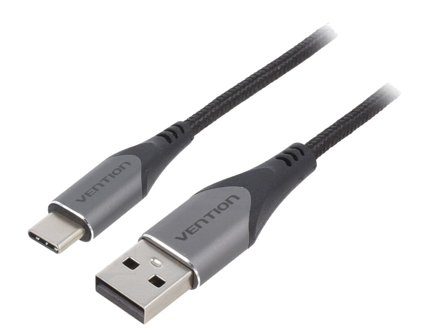Cablu USB 2.0 A-C, Nichelat, 2m, Argintiu - VENTION