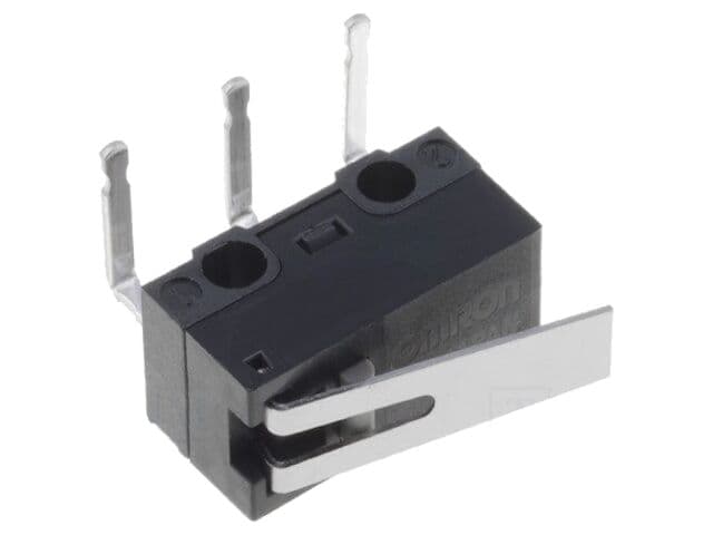 Microîntrerupător SNAP ACTION OMRON; 3A/125VAC, cu manetă