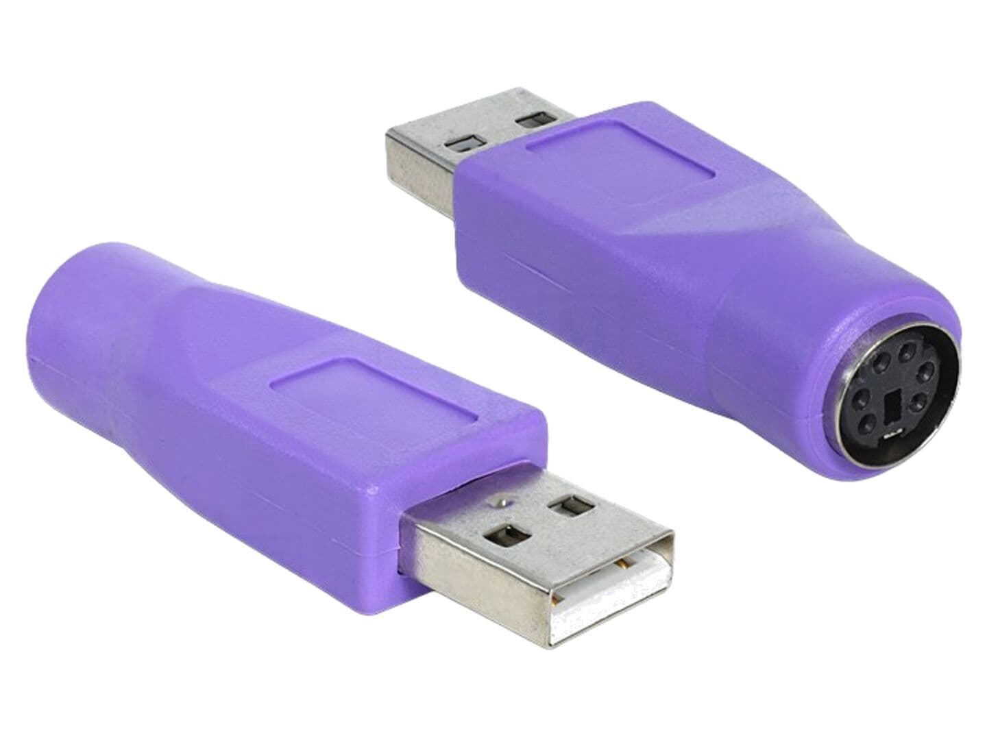 Adaptor USB-PS2 cu mufă USB A și soclu PS/2
