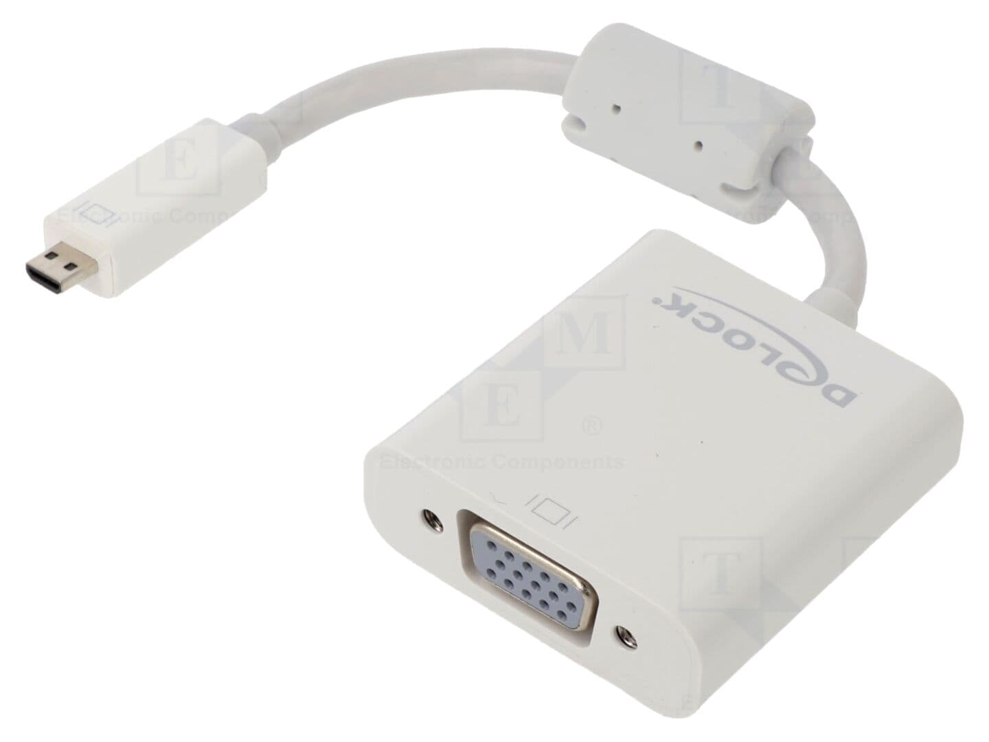 Convertor Full HD 1080p, 0,17m, alb - DELOCK