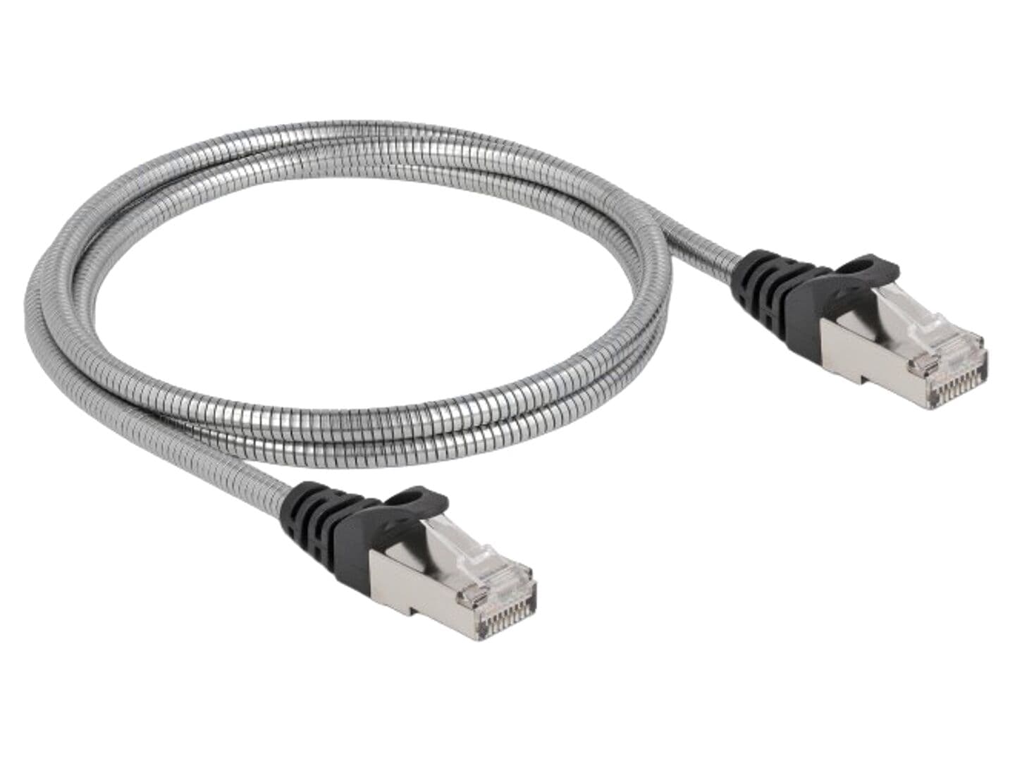 Patch cord U/FTP Cat 6a RJ45 1m - Ecranat, Cu, LSZH