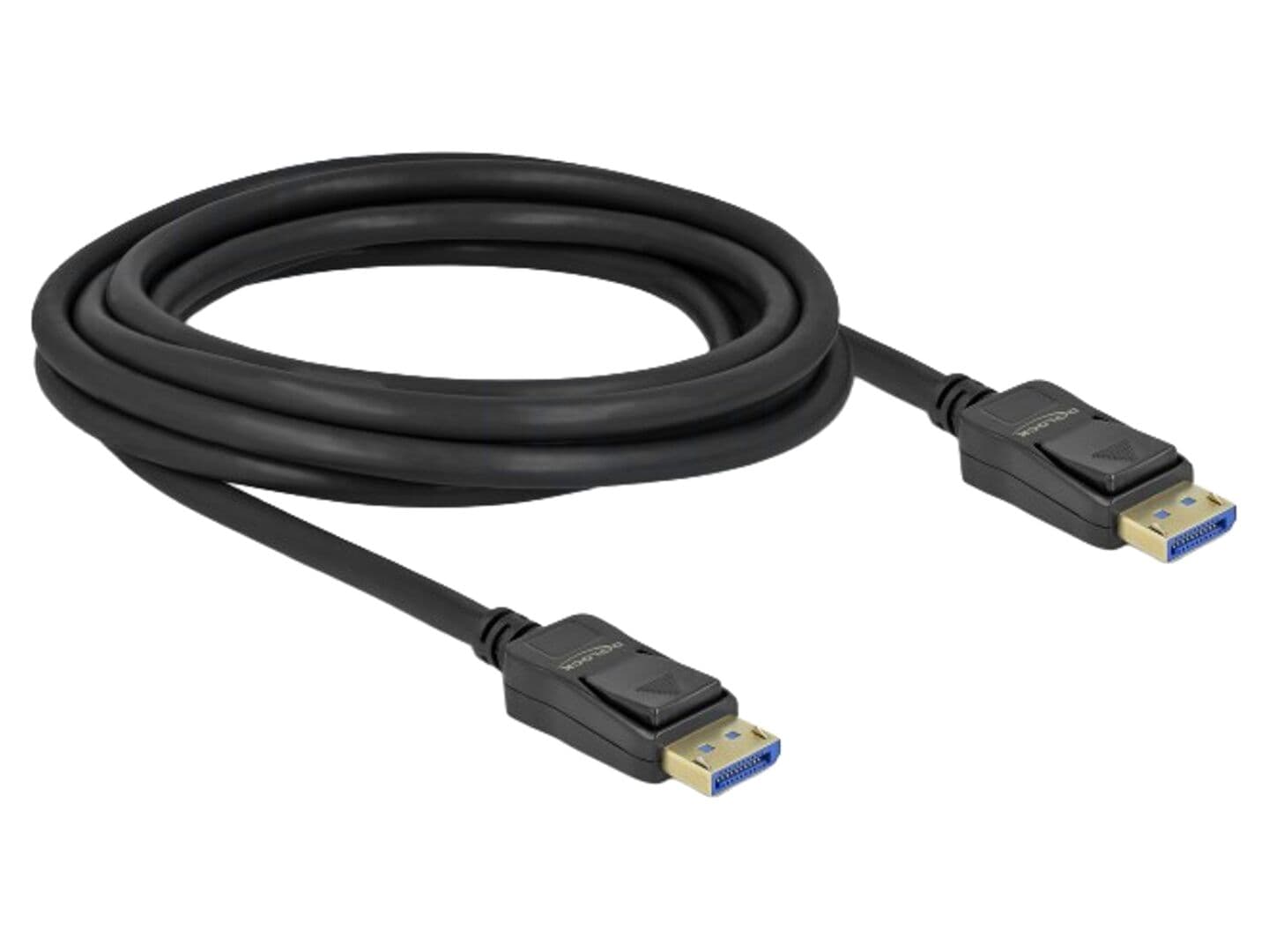 Cablu DisplayPort 2.0 DELOCK, 3m, 54Gbps, triplu ecranat