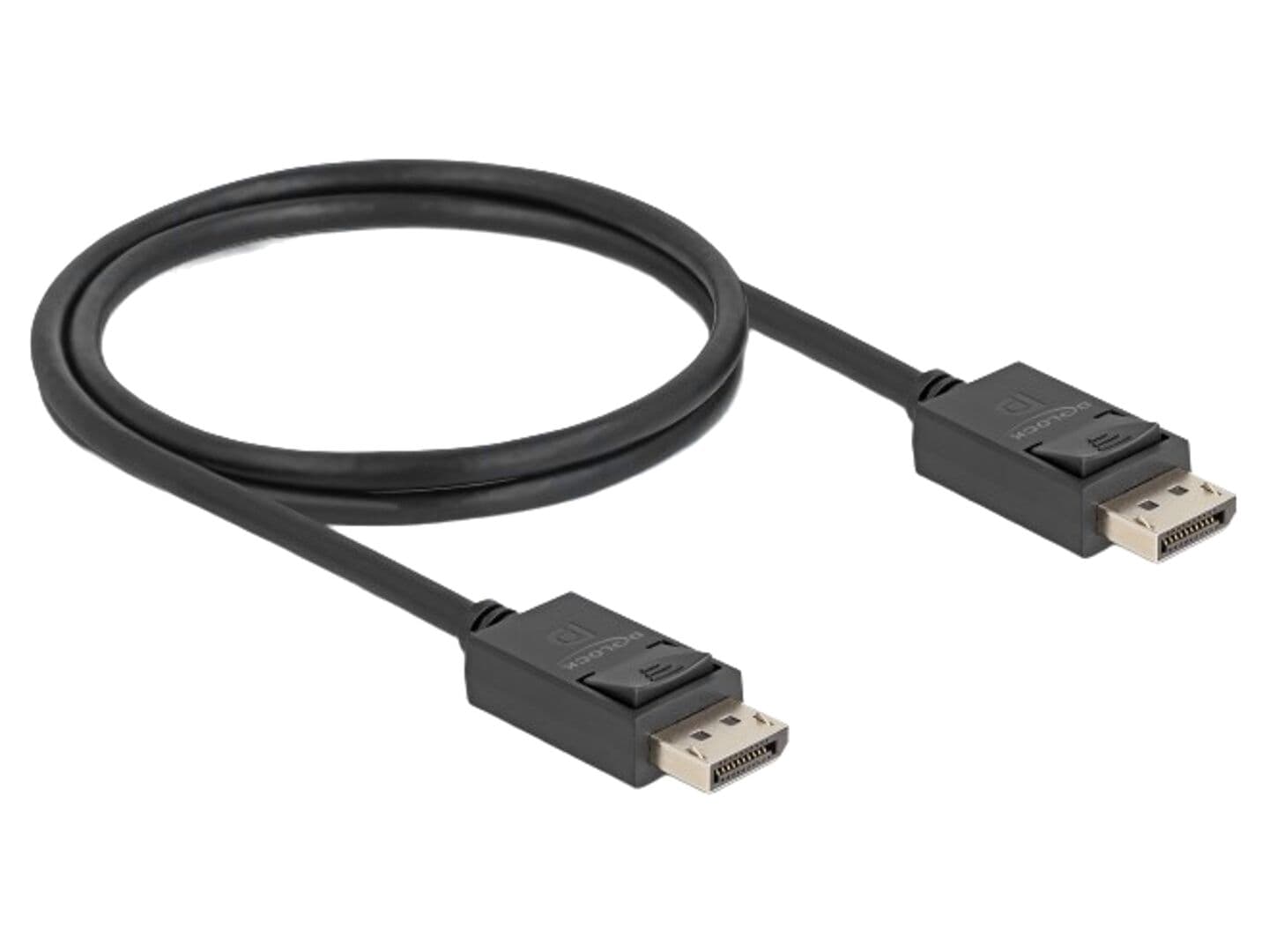Cablu DisplayPort 2.1 1m, 40Gbps, negru - DELOCK