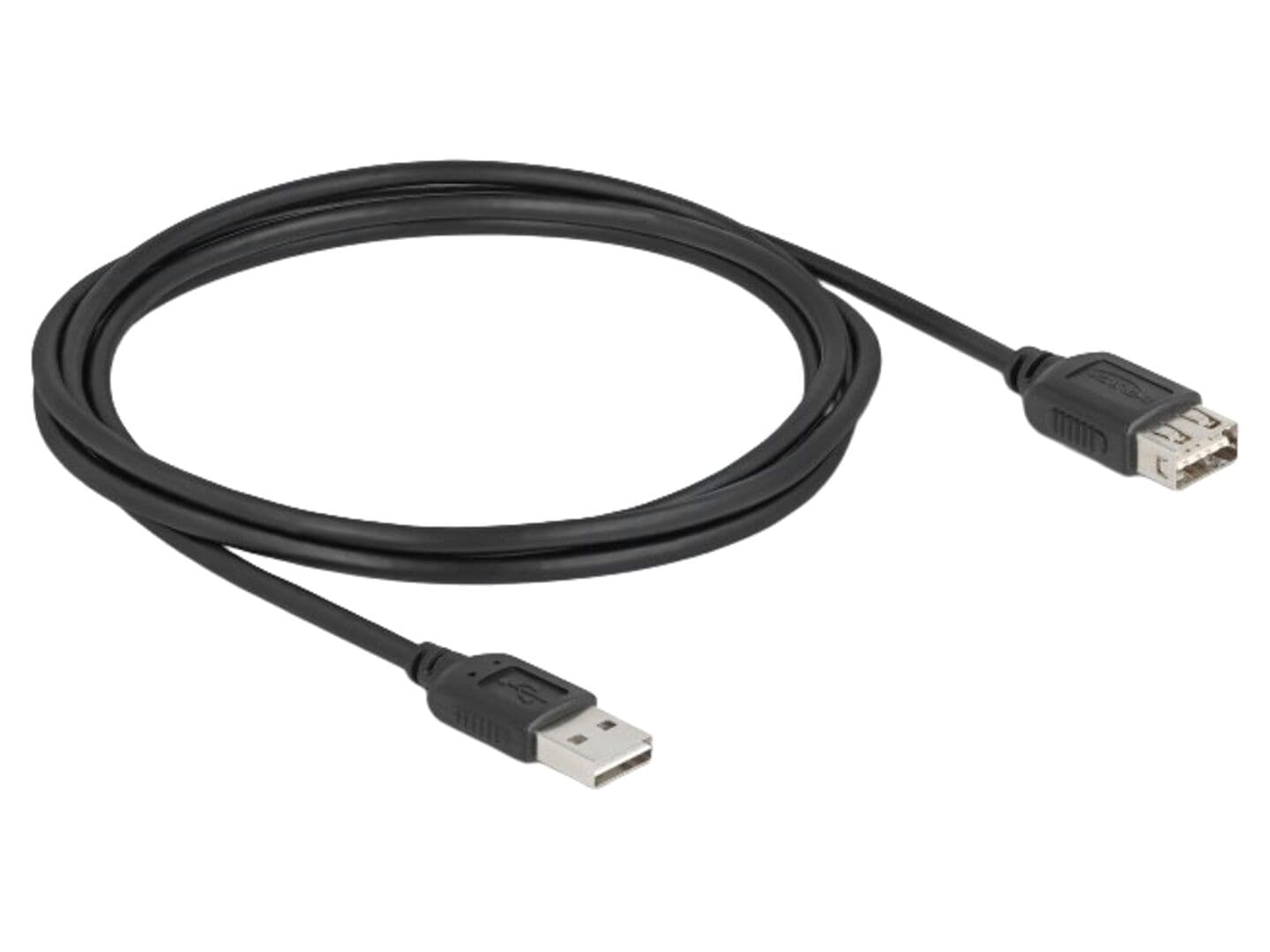 Cablu USB 2.0 A priză dublă și mufă bilaterală, 2m, aurit