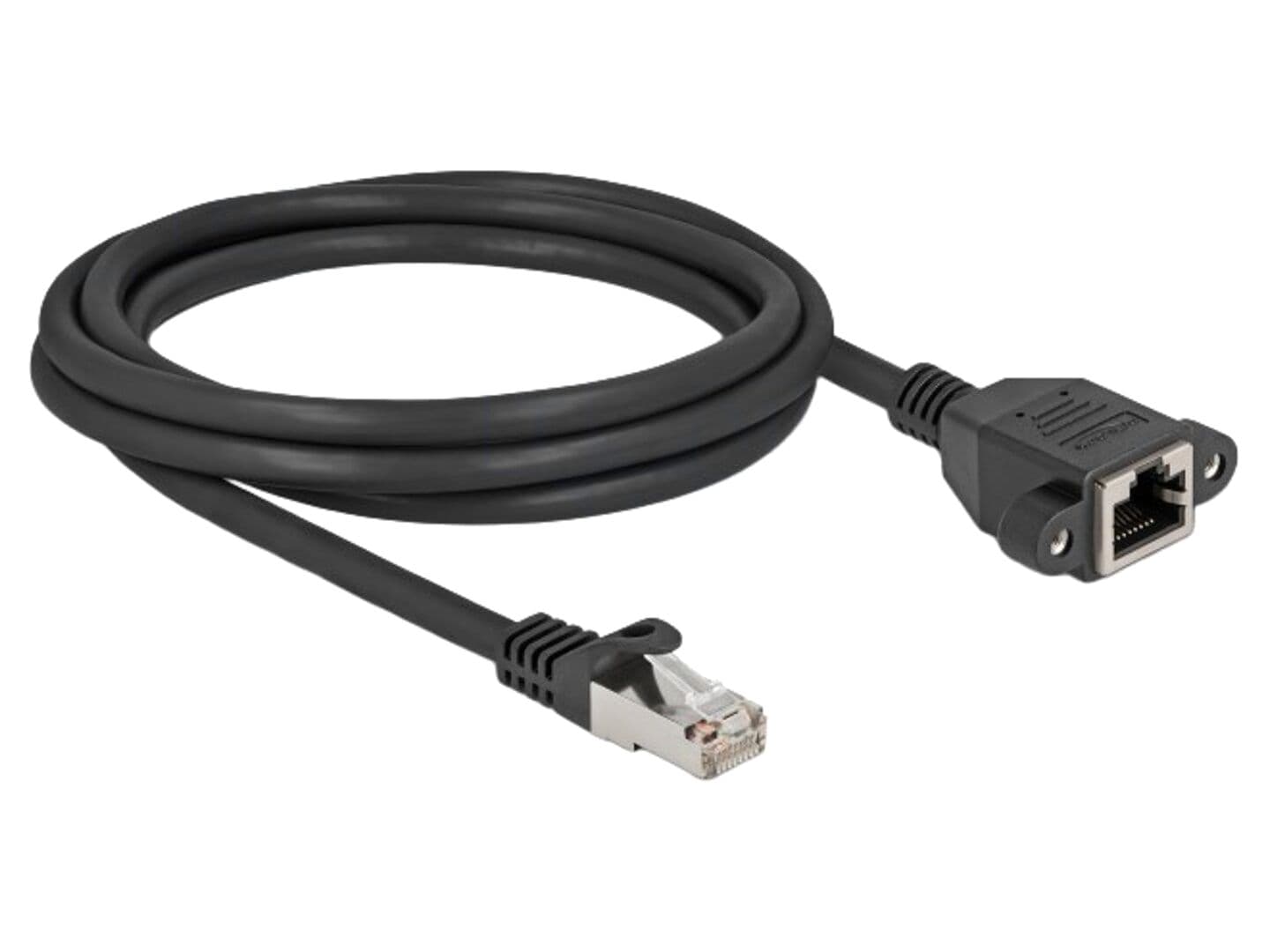 Prelungitor Ethernet S/FTP Cat 6a, 3m, RJ45 Soclu/Mufă