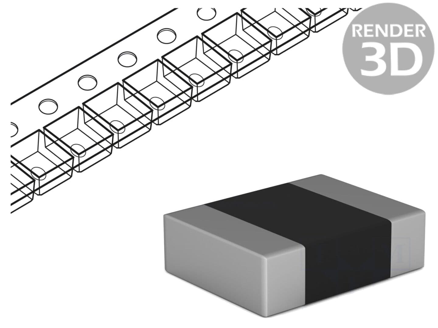 Inductor Ferită MURATA 1210 2,2uH ±20% 5A 2,9A 46mΩ
