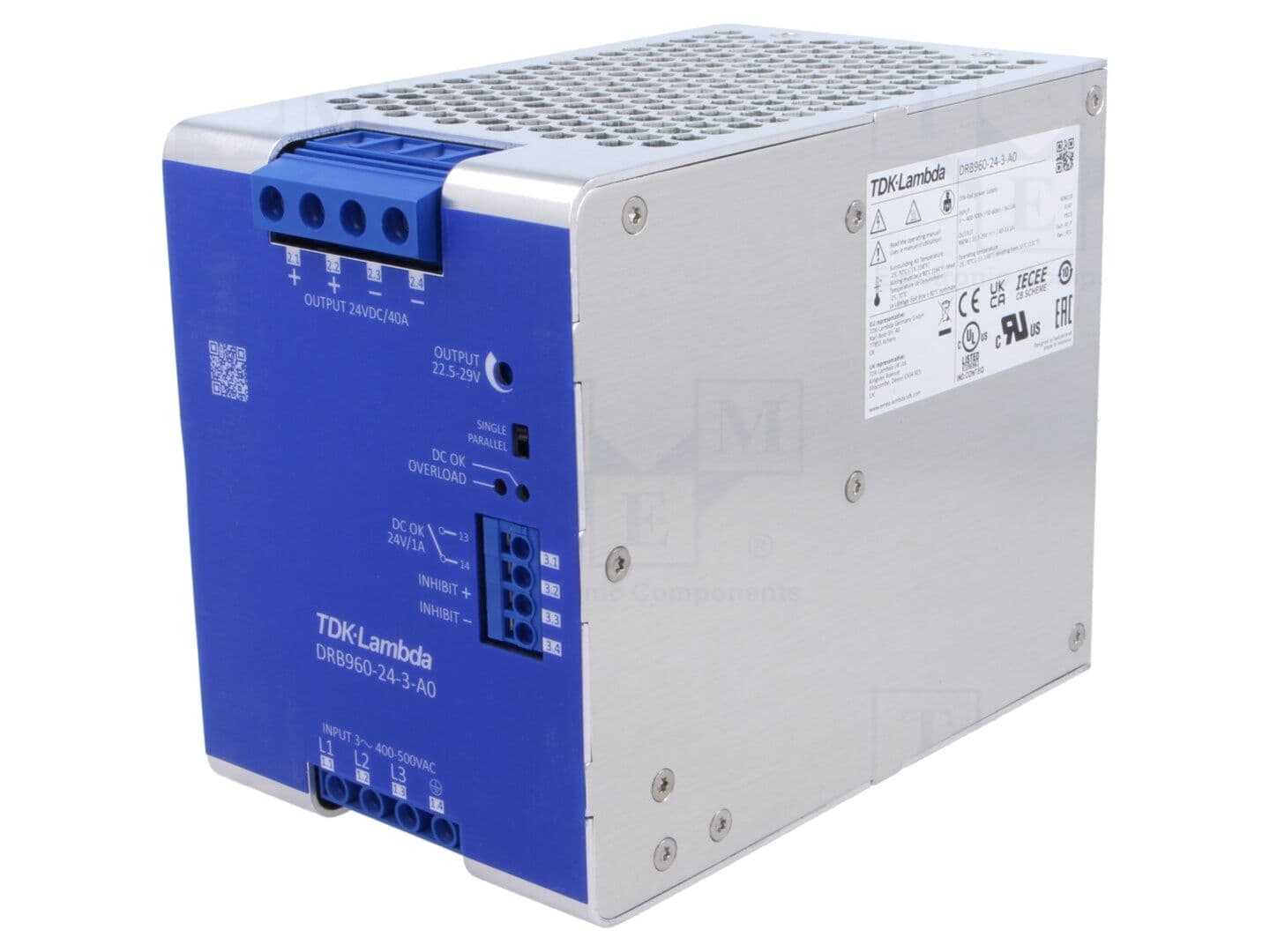 Alimentator pulsatoriu pe șină DIN 24VDC 40A
