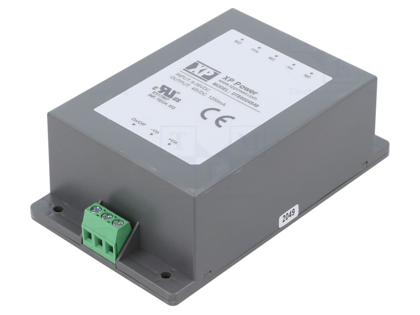 Convertor DC/DC 60W 48V cu protecţii OPP, OVP, SCP - XP POWER