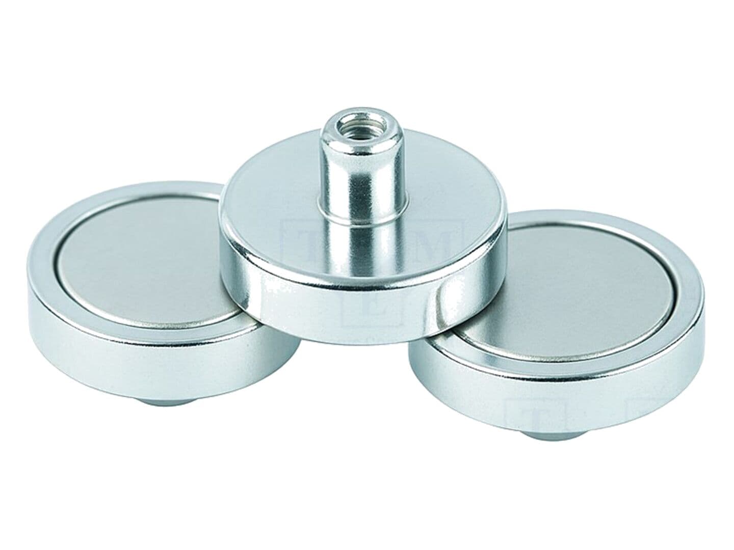 Magnet fix NdFeB Ø32mm, orificiu filetat