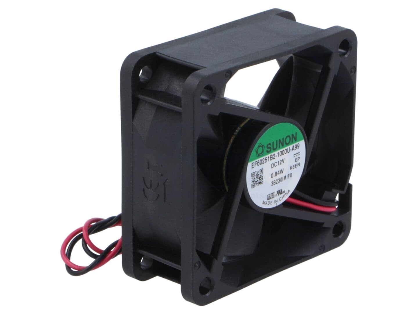 Ventilator axial 12VDC 60x60x25mm