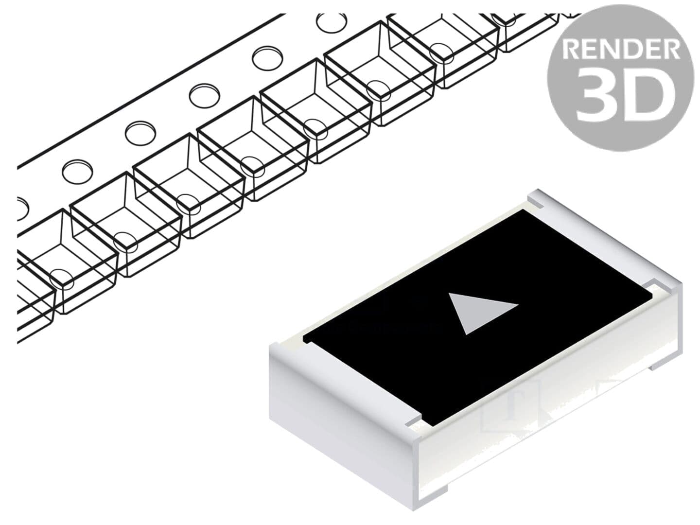Rezistor SMD 68kΩ 0603