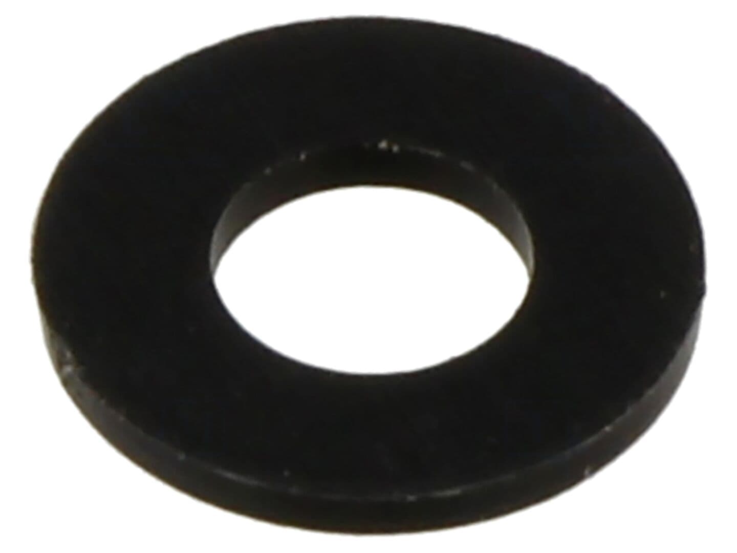 Şaibă rotundă din poliamidă neagră D=9mm, h=0,8mm