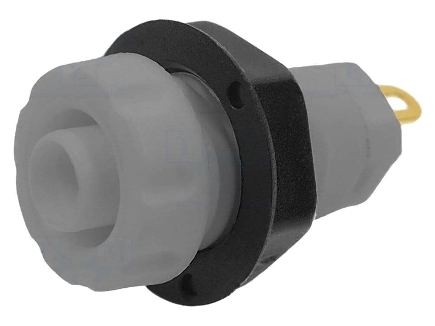 Conector de laborator banană 4mm gri, 1kVDC, 30A - CLIFF