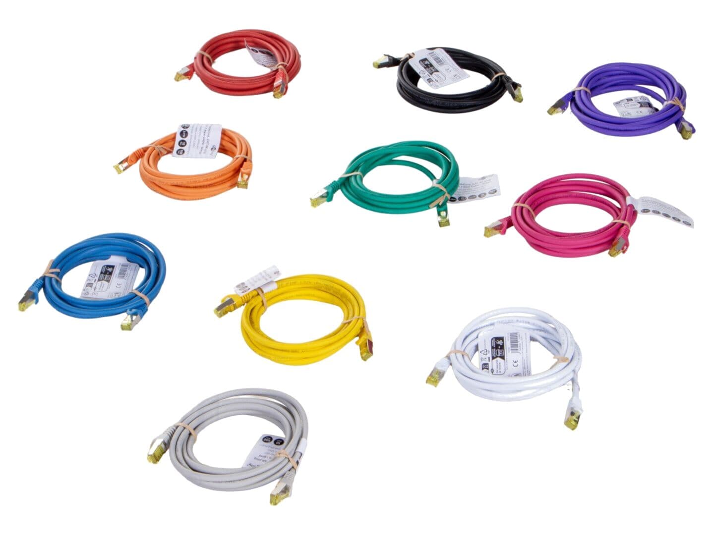 Patch cord S/FTP Cat 6a 3m cu RJ45 - 10 buc.