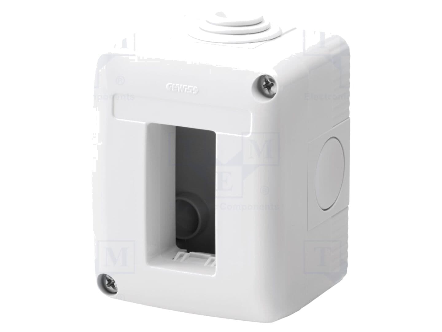Carcasă modulară Gewiss 27 COMBI IP40, gri, pentru montare pe perete
