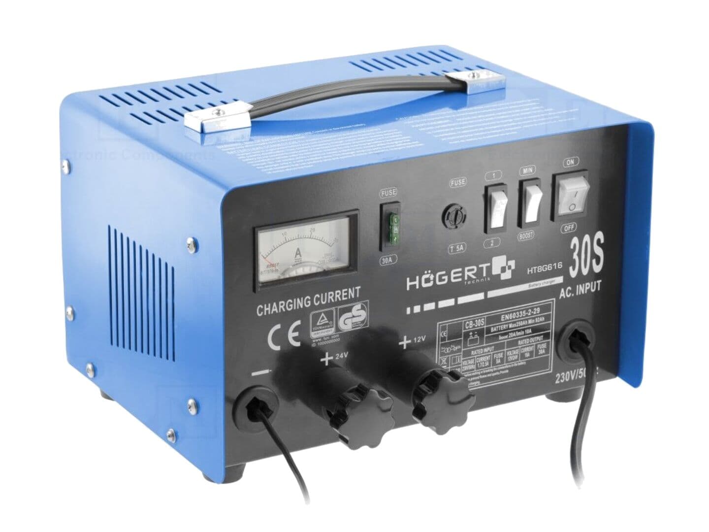 Încărcător HÖGERT TECHNIK pentru baterii reîncărcabile 12/24V 26A 40-350Ah