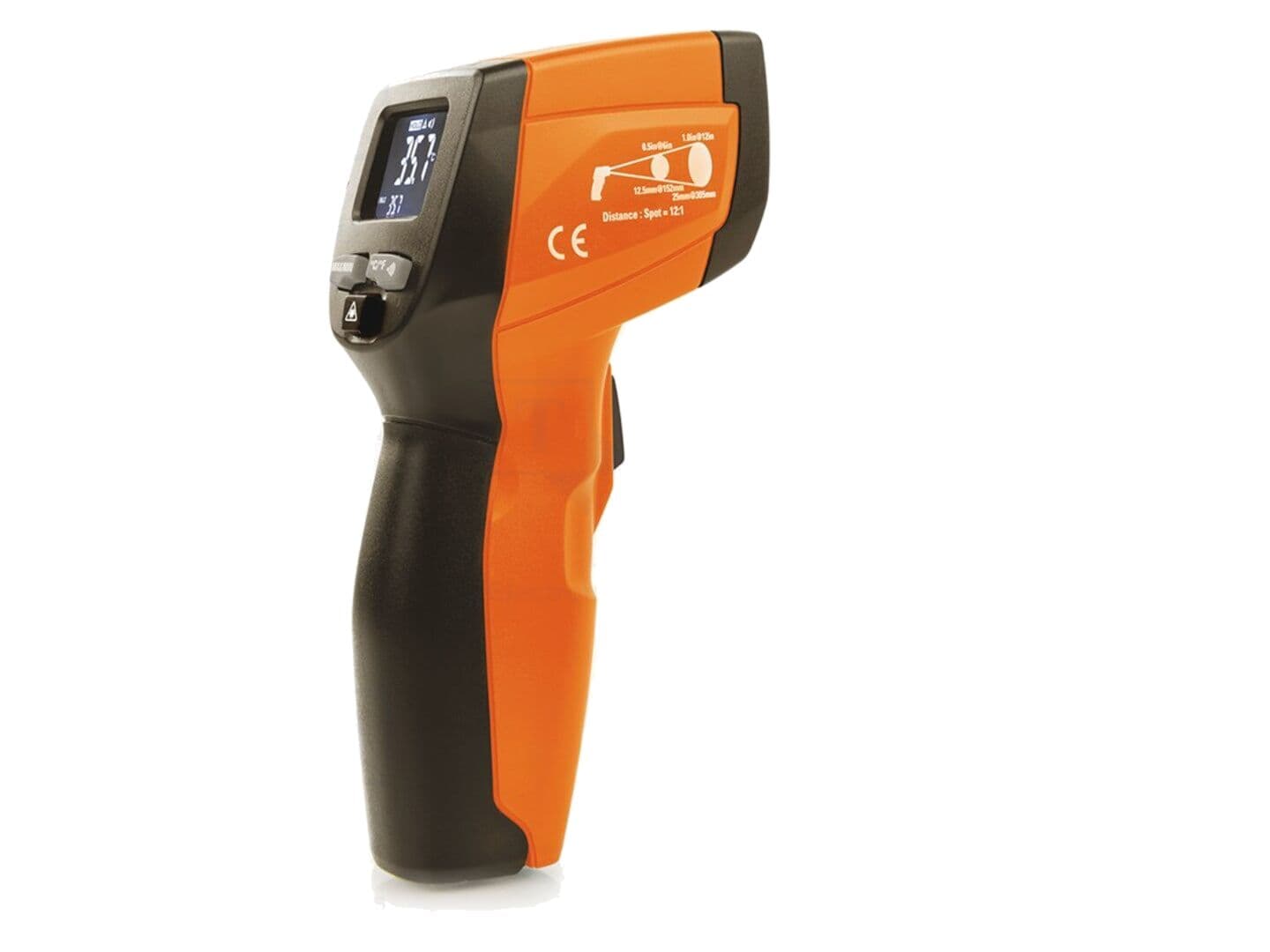 Pirometru HT INSTRUMENTS -50÷380°C, LCD, Acurat. ±(1%+1°C), Iluminat