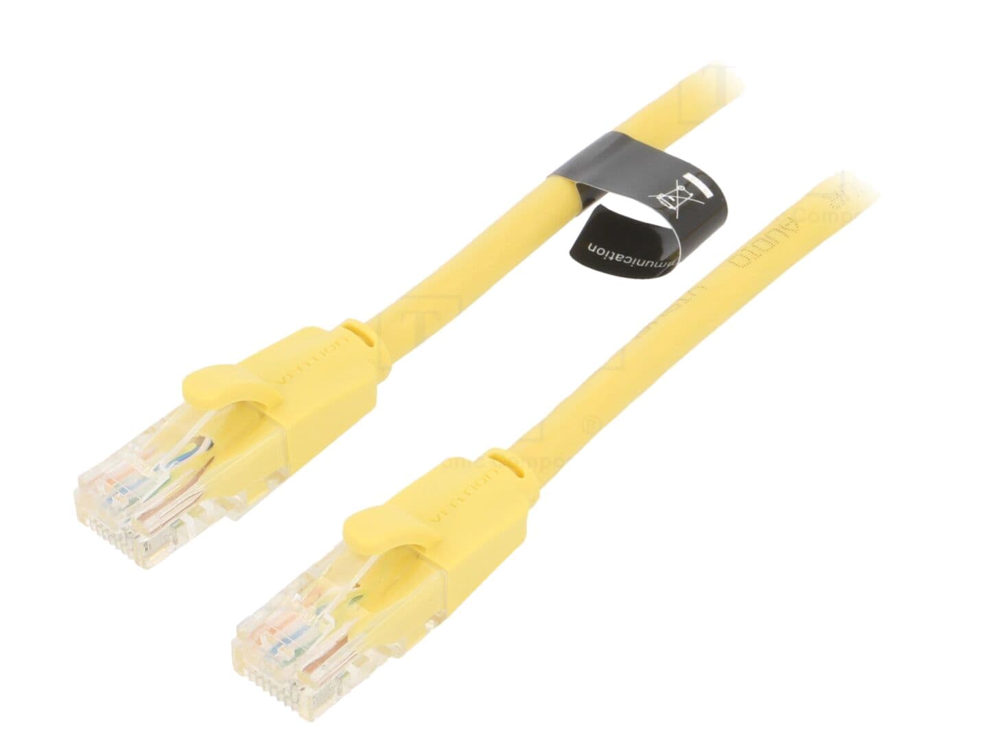 Patch cord U/UTP Cat 6 RJ45 1m, CCA, PVC - VENTION