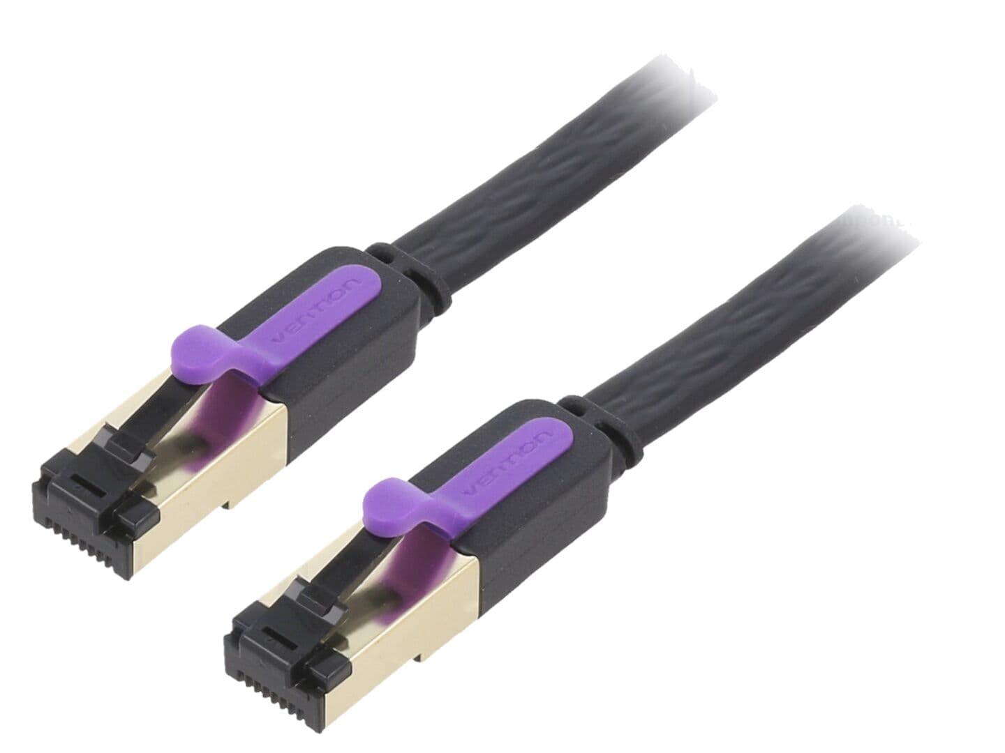 Cablu patch cord negru 5m U/FTP