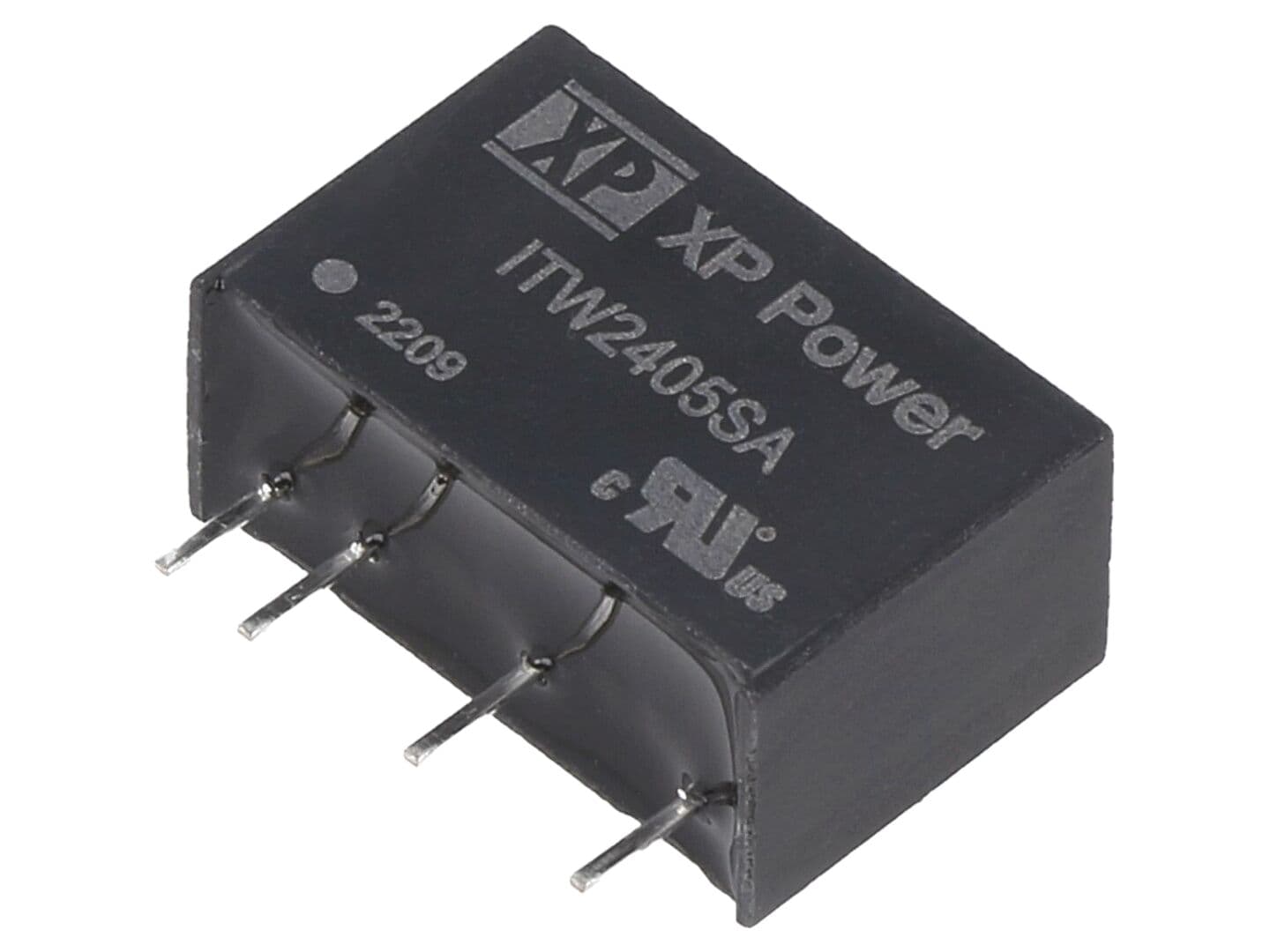 Convertor DC/DC 1W, 5V, 200mA, eficiență 78%, SIP - XP POWER