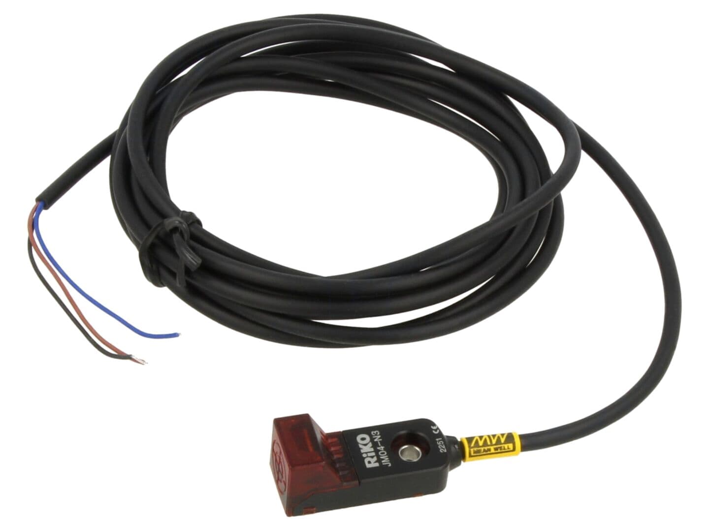 Senzor inductiv dreptunghiular 0÷4mm, NPN/NO/NC, MEAN WELL
