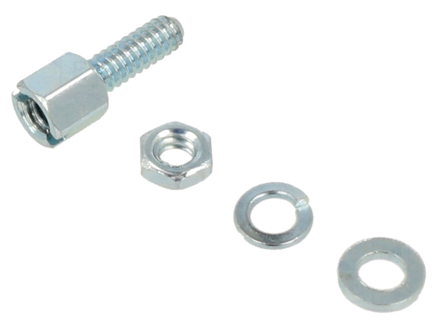 Piuliță distanțieră filetată oțel 4,8mm