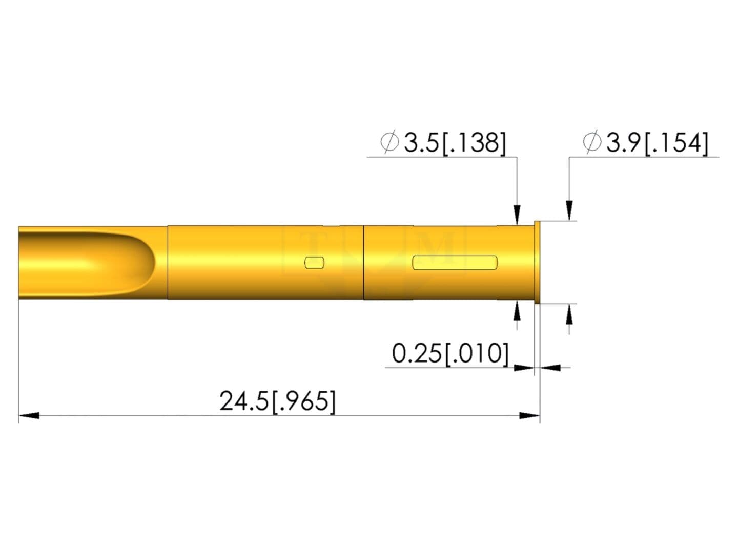 Conector soclu ac testare aurit KS-103