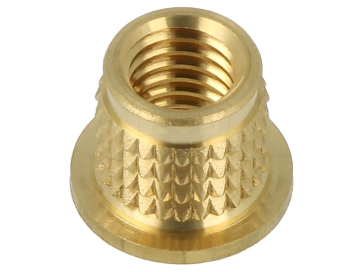 Insert filetat M8, alamă, 10,1 mm