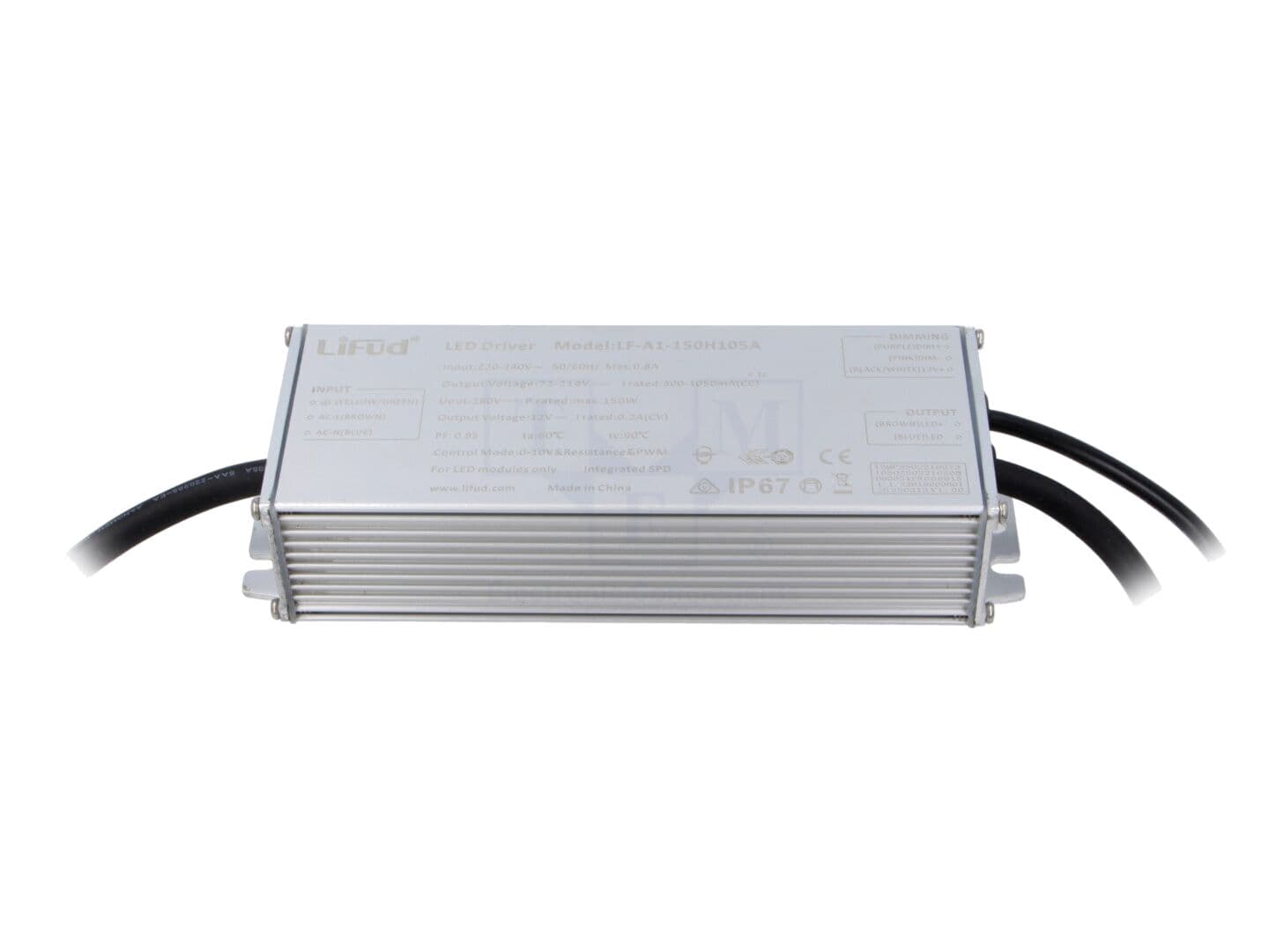 Alimentator LED Pulsatoriu 150W 72-214VDC 300-1050A IP67 Lifud LF-A1-150H105A