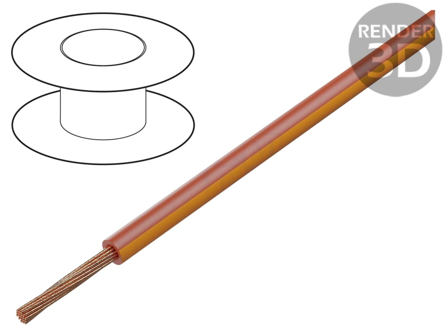 Cablu H05V-K, litat, Cu, 0,75mm2