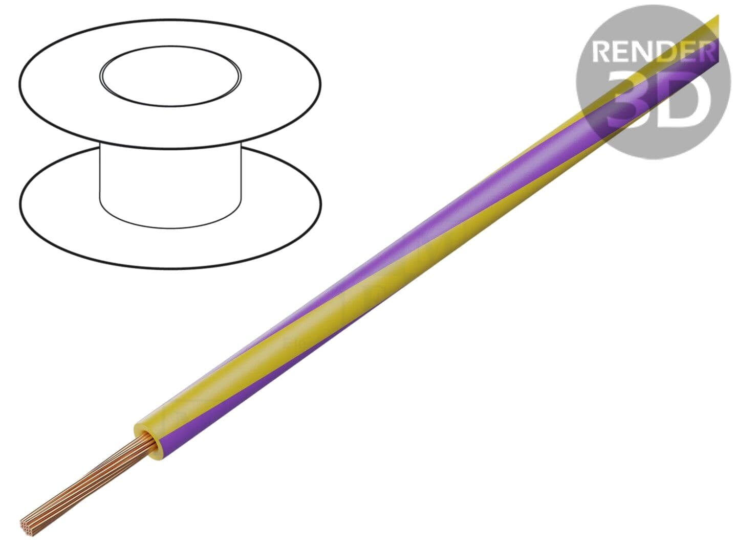 Cablu H05V-K litat 1mm2 PVC