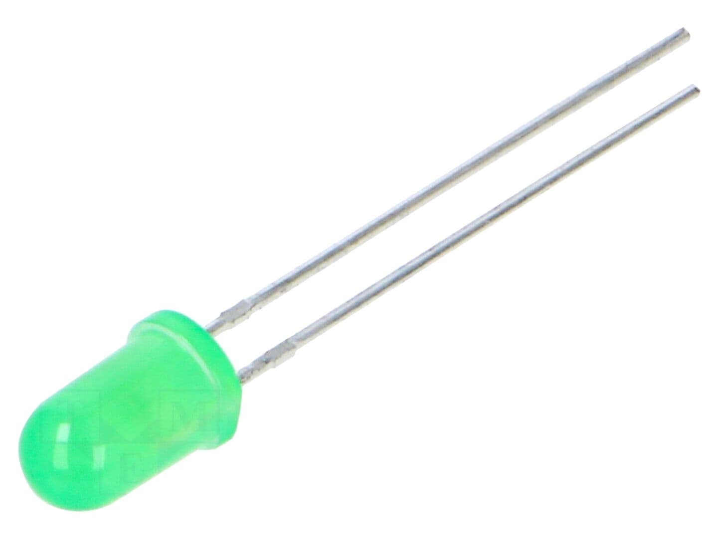 LED galben-verde 5mm 70mcd THT convex - LUCKYLIGHT