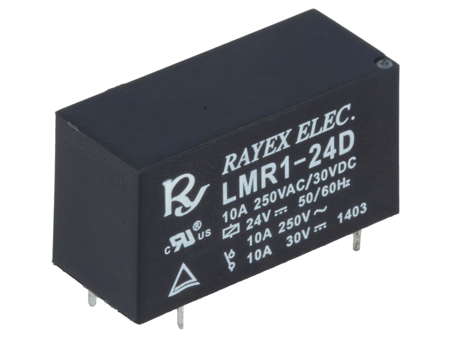 Releu electromagnetic SPDT LMR1, 24V DC, 12A, miniatură