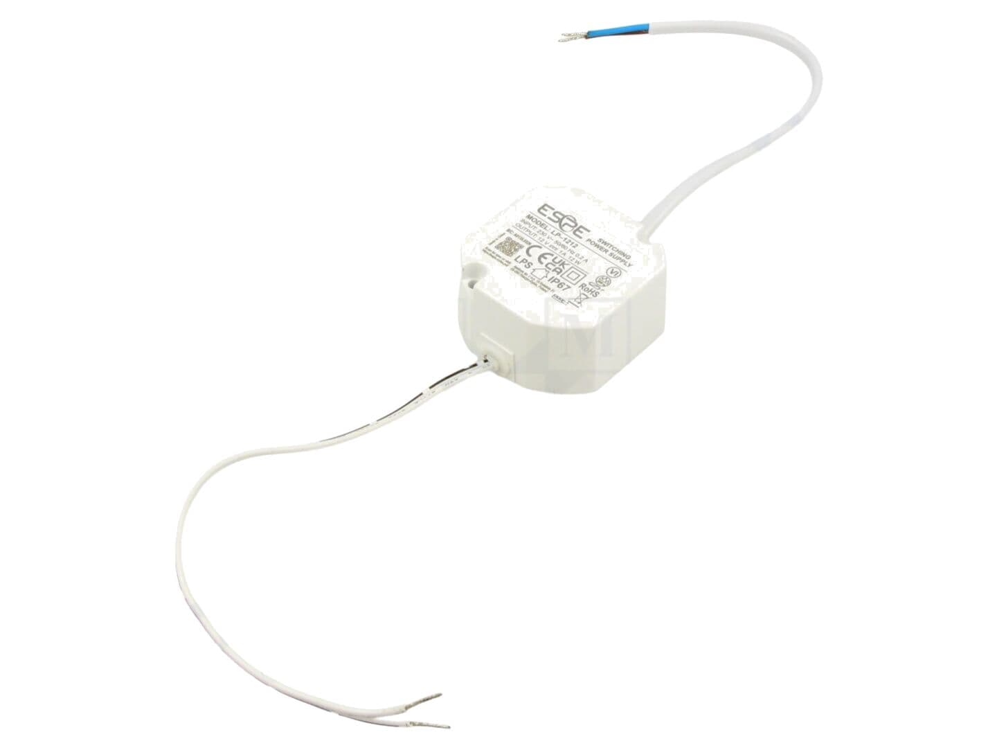 Alimentator LED 12W 12V DC 1A, IP67, pulsatoriu