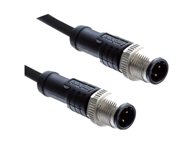 Cablu M12 tată cu piuliţă metalică
